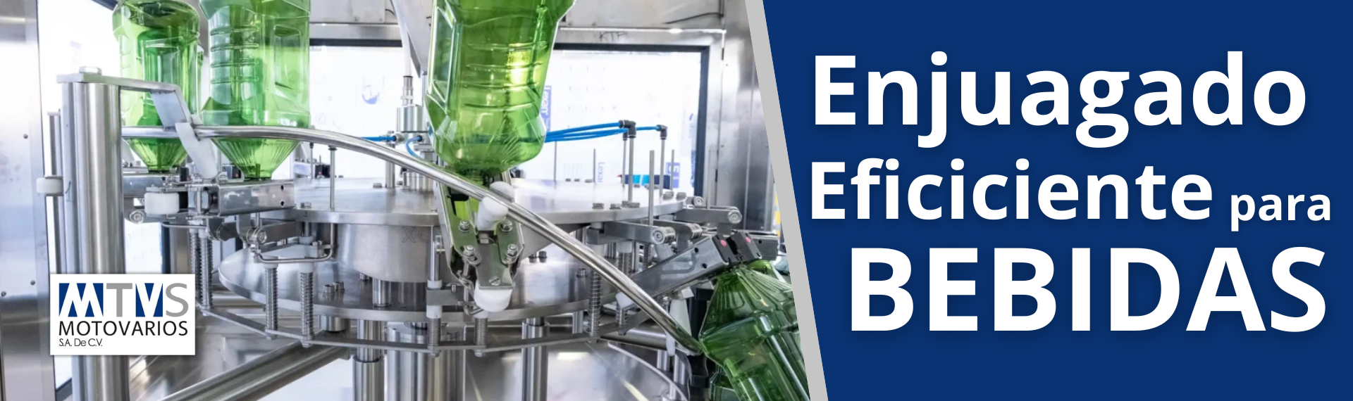Enjuagadoras Eficientes para el Envasado de Bebidas: Tecnología y Resultados en Cada Lote